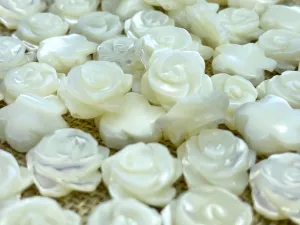 Mother Of Pearls White Rose, Sku#M17