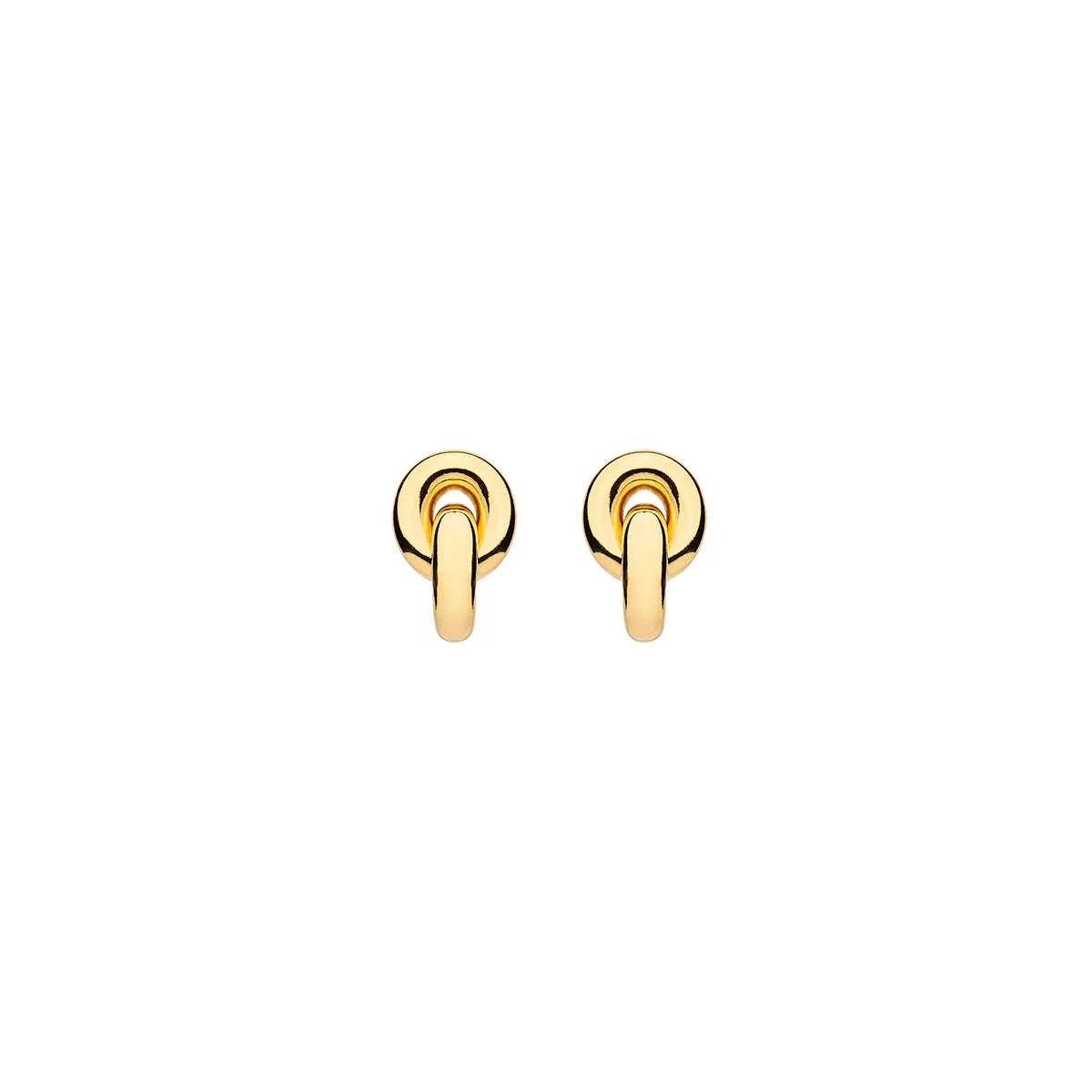 Najo E7043 Embrace Gold Stud Earrings