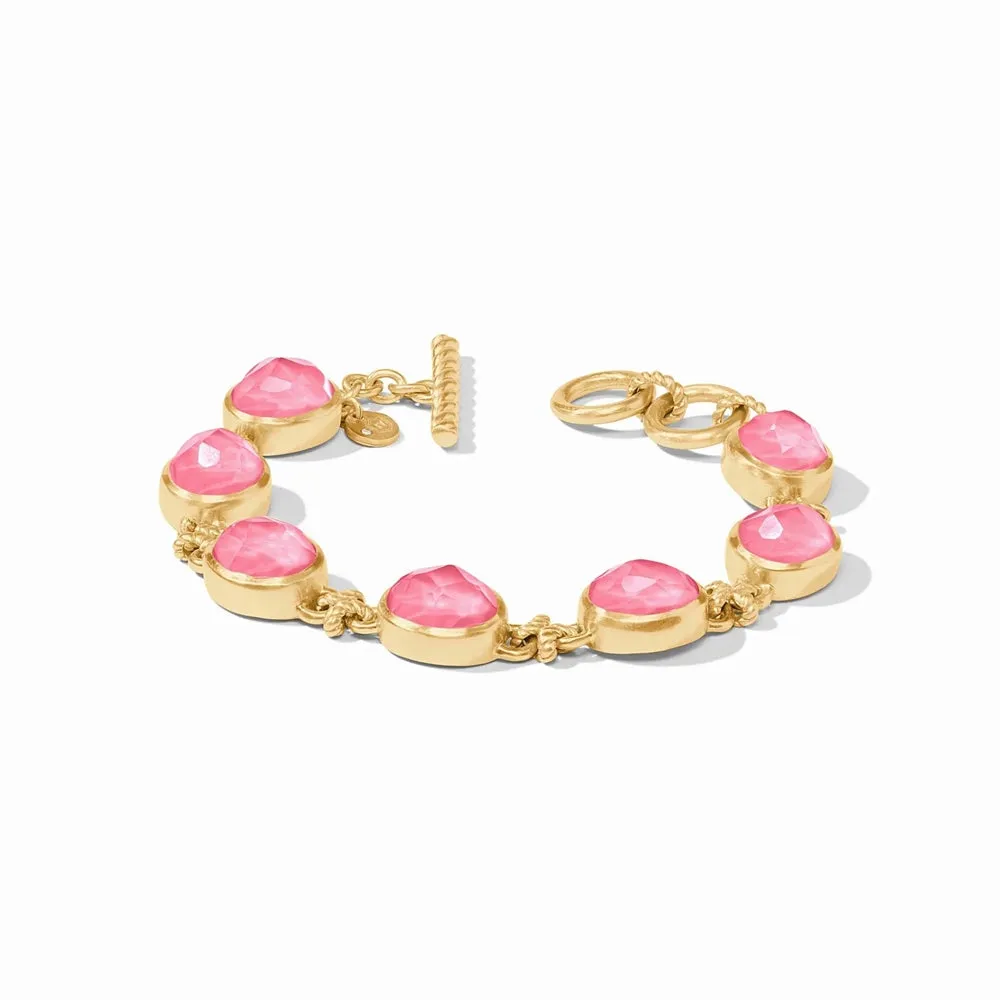Nassau Demi Stone Bracelets, gold