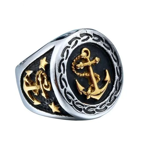 Navy Anchor Ring