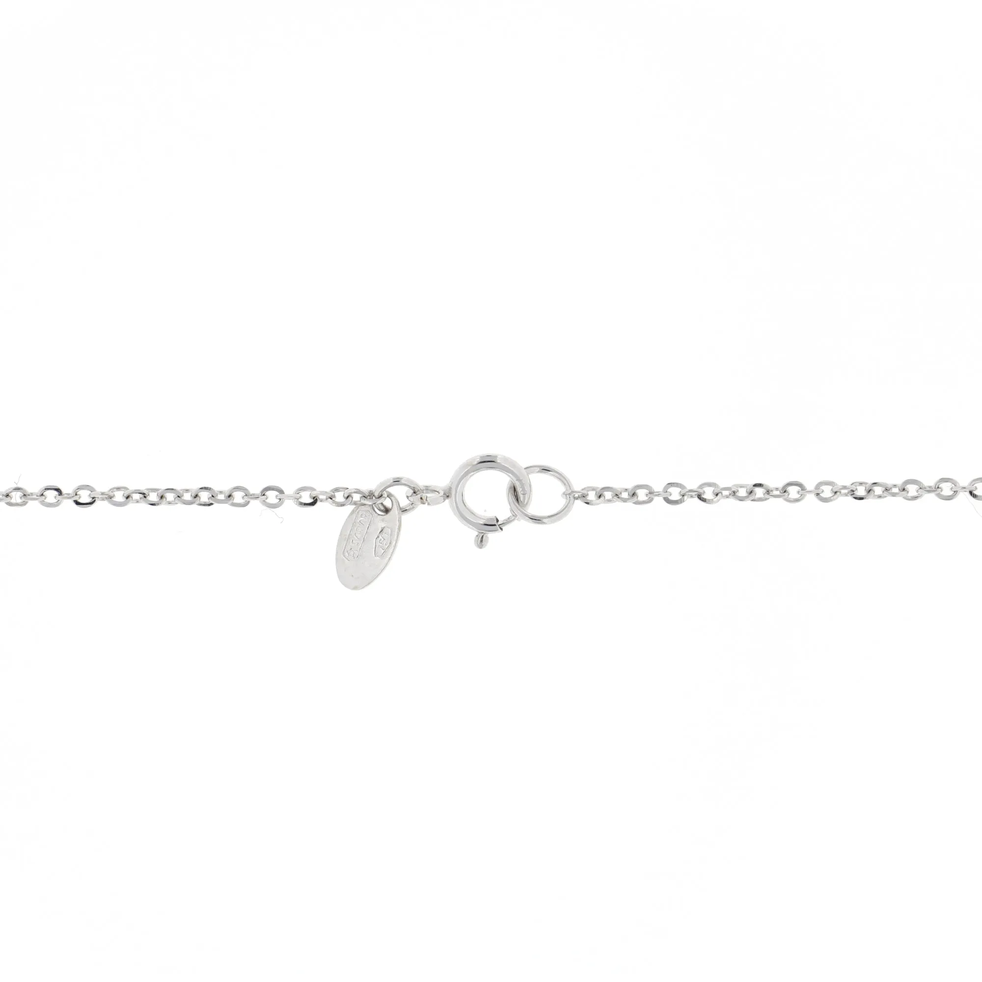 Necklace With Diamonds And Ruby (0.52) Oval Pendant