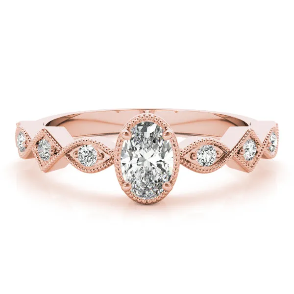 Oval Color Center Ring - TN85040