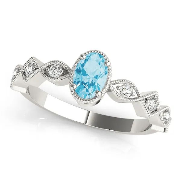 Oval Color Center Ring - TN85040