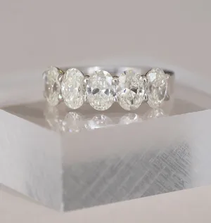 Oval Five Stone Ring