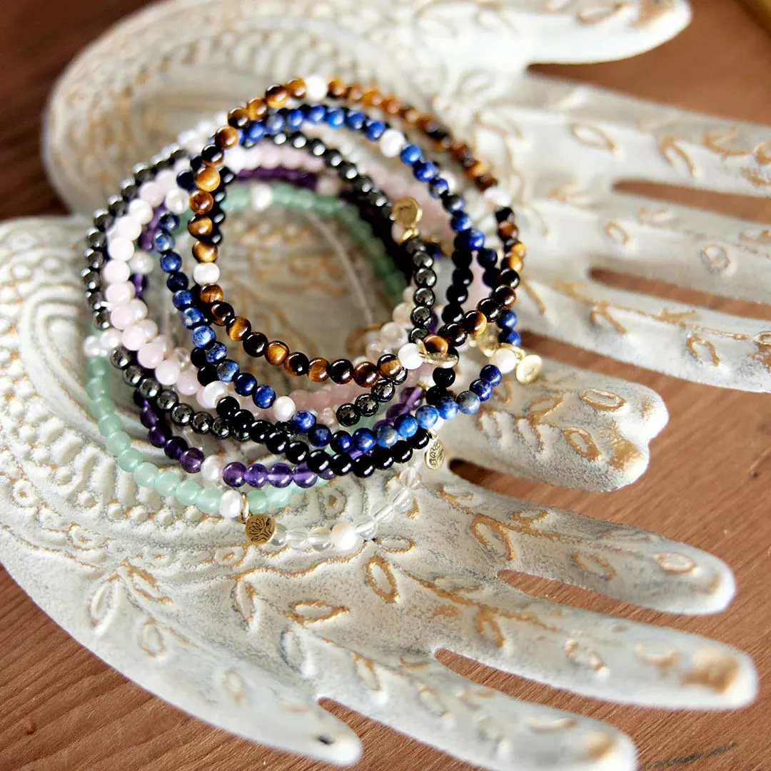 PALAS Onyx & Pearl Propensity Gem Bracelet