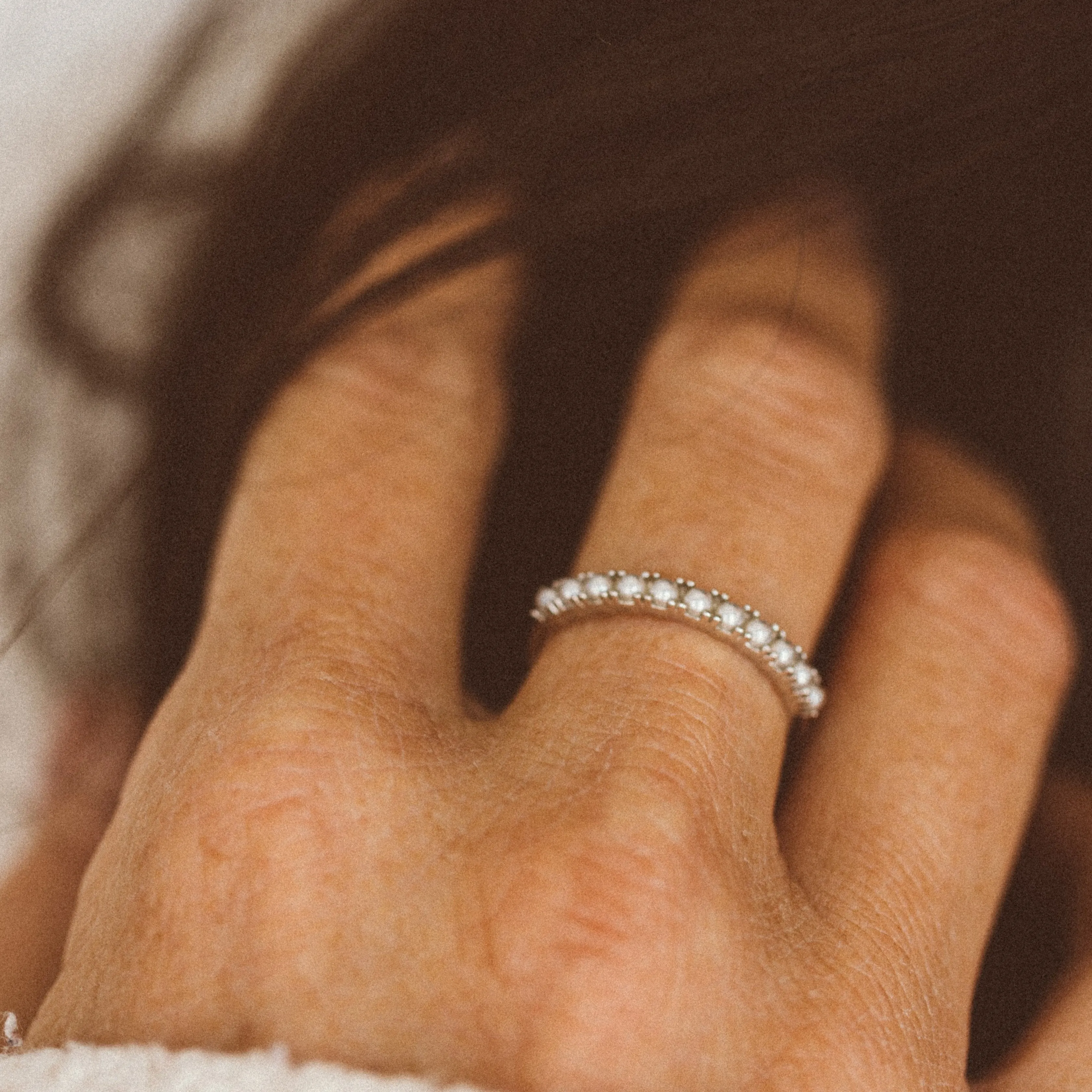 Pearl Eternity Ring