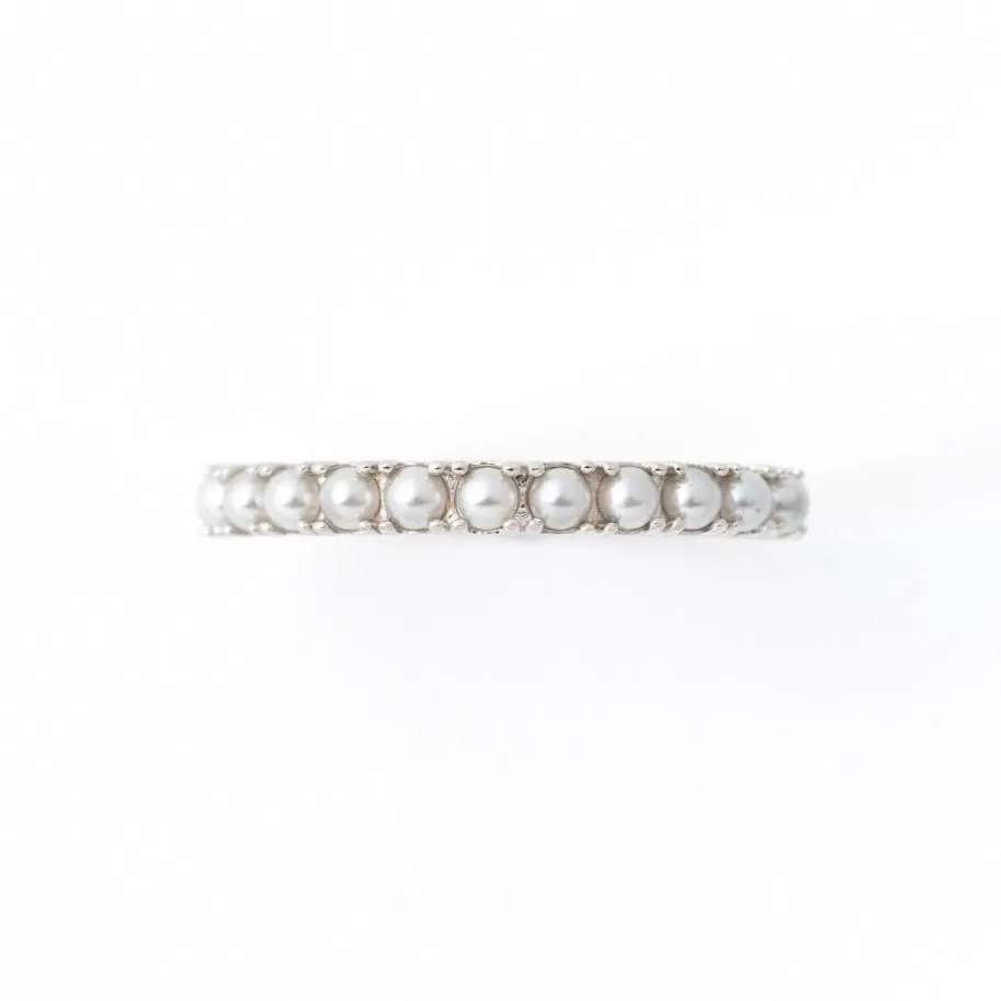 Pearl Eternity Ring