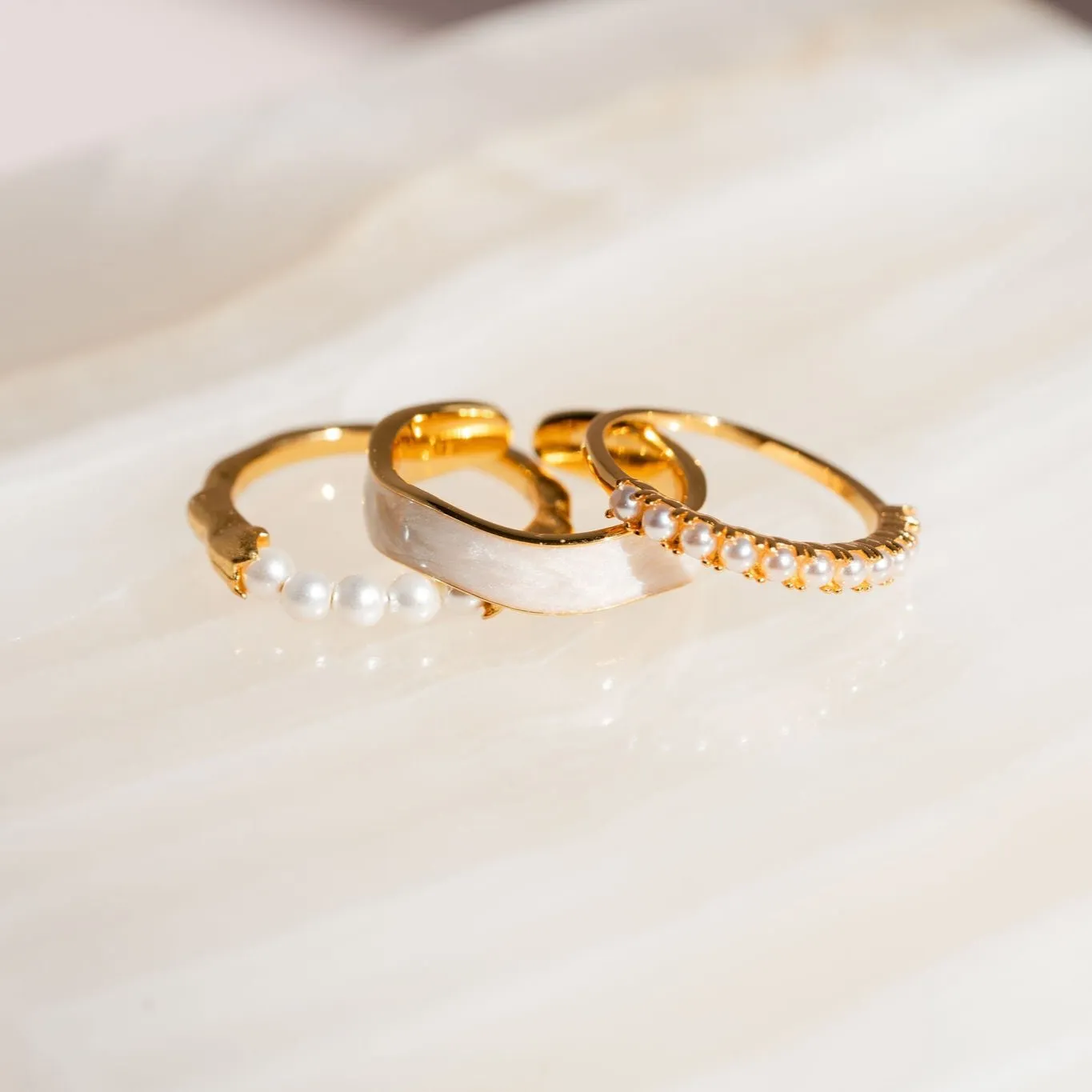 Pearl Eternity Ring