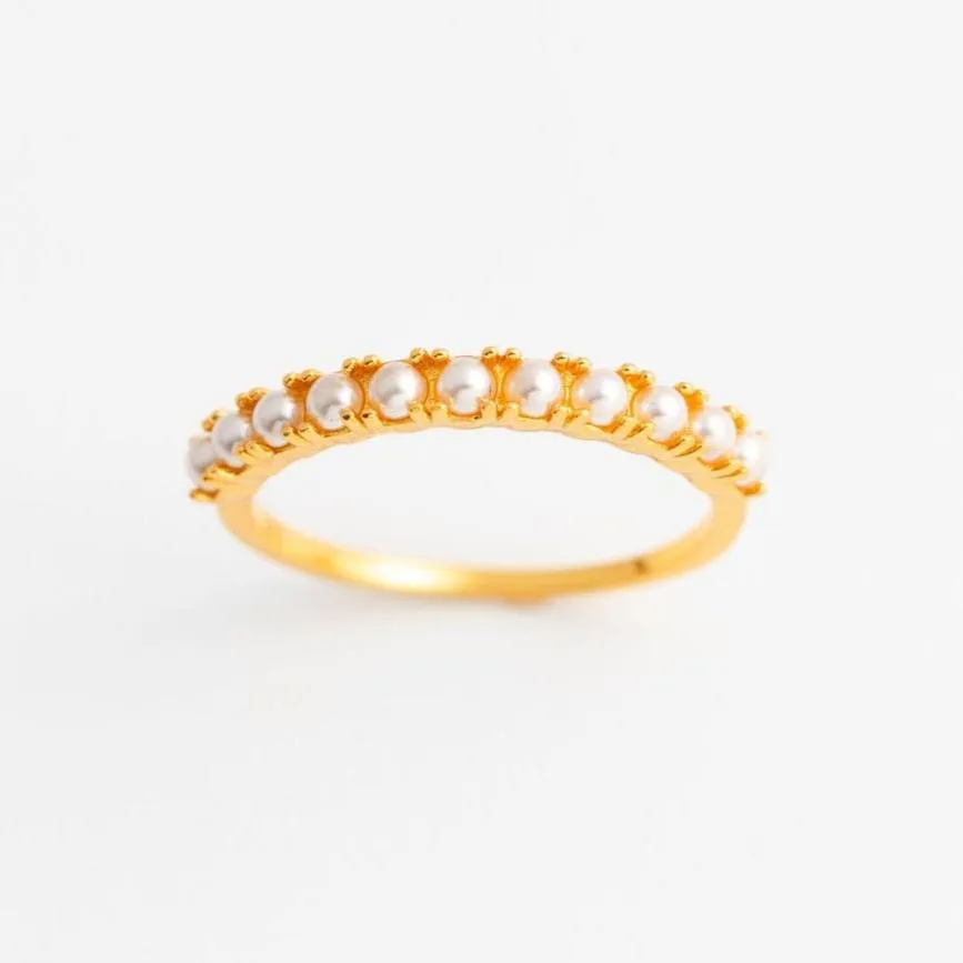 Pearl Eternity Ring