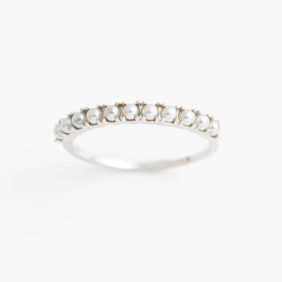 Pearl Eternity Ring