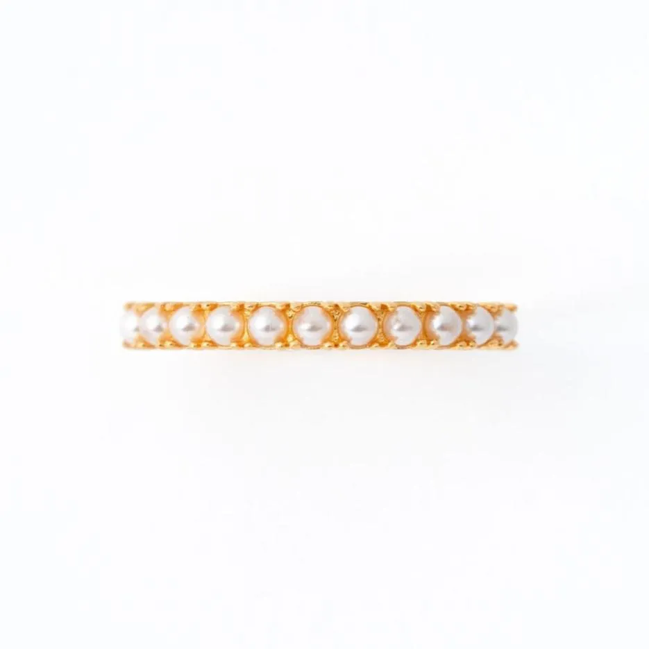 Pearl Eternity Ring