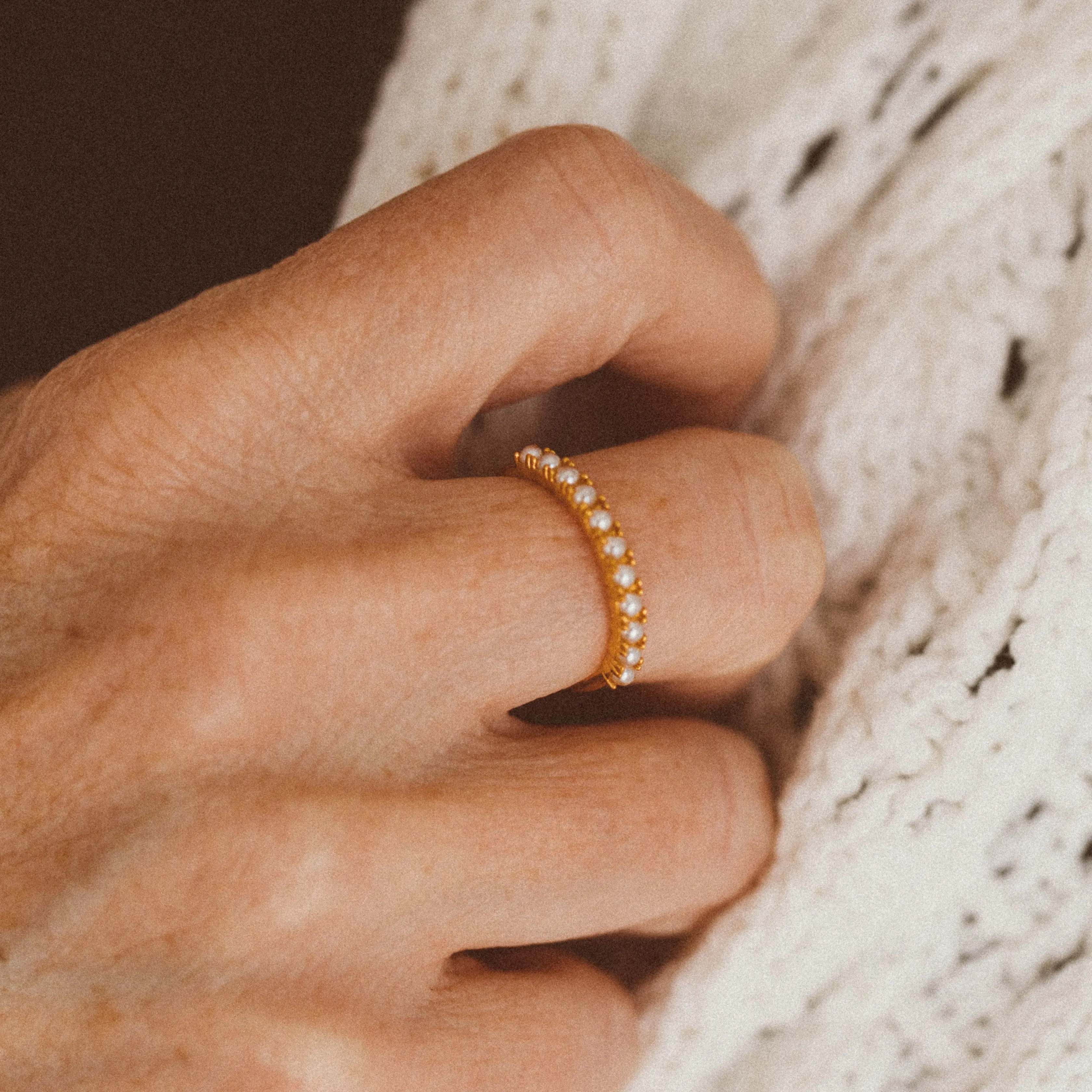 Pearl Eternity Ring