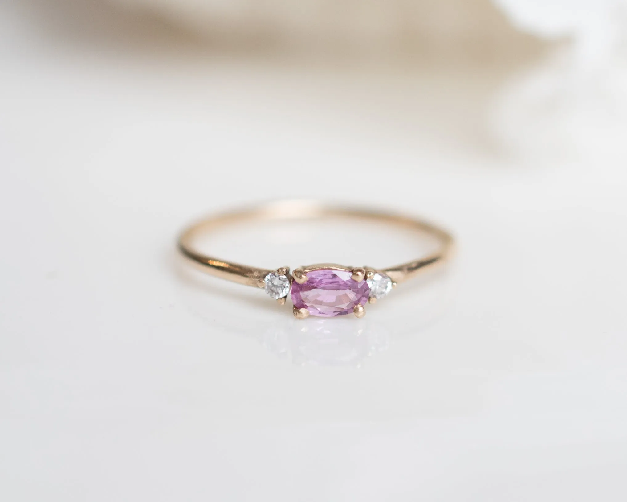Pink Sapphire Ring