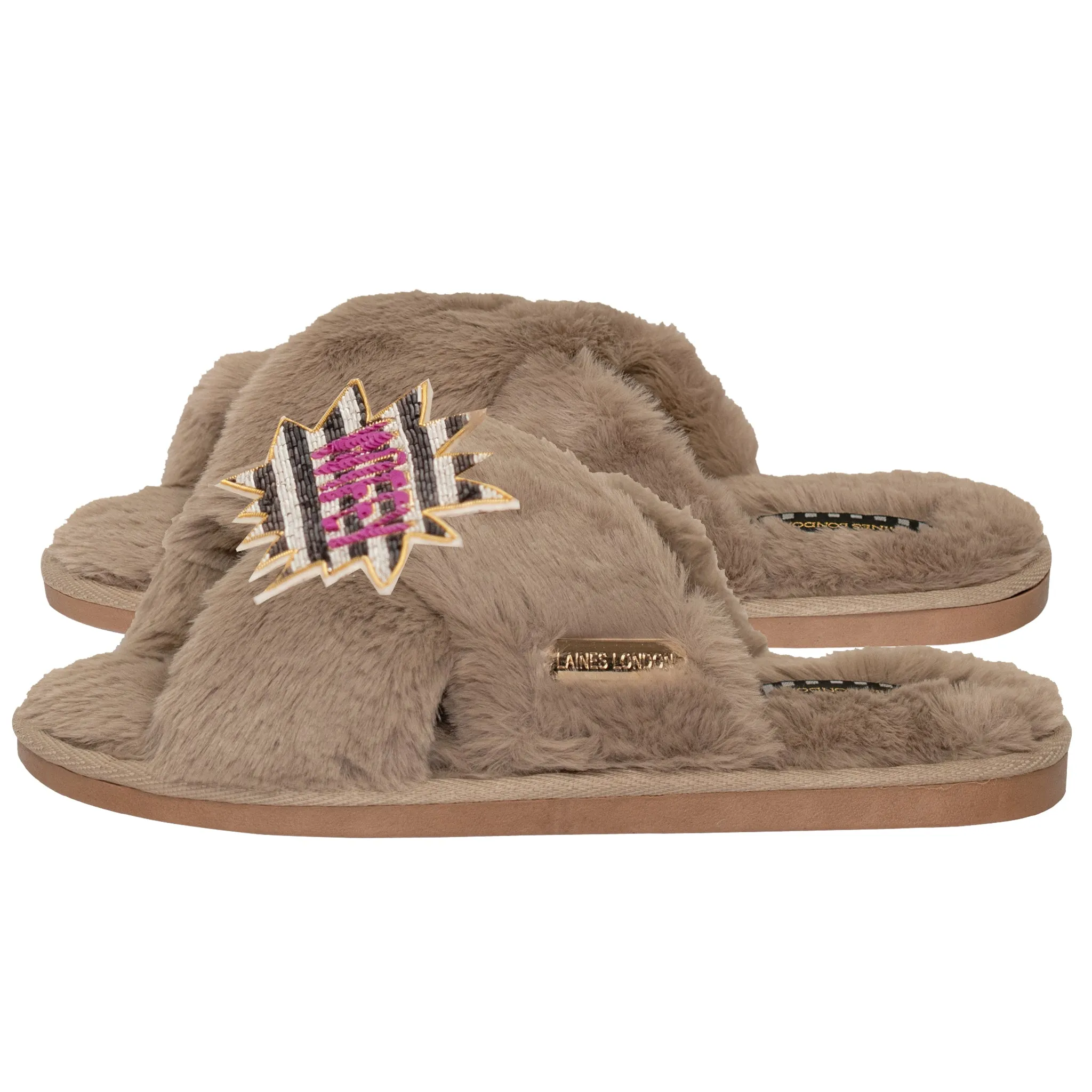 Pink Wifey Classic Slipper Toffee