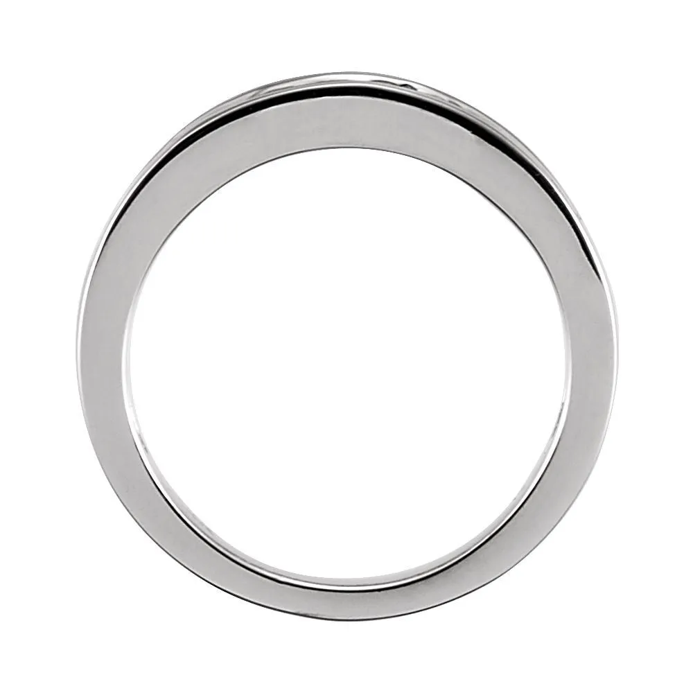 Platinum 1/2 CTW Diamond Anniversary Band Size 6
