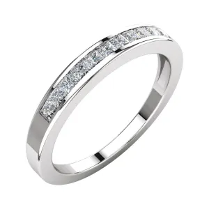 Platinum 1/3 CTW Diamond Anniversary Band Size 6