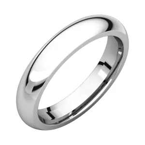 Platinum 4mm Comfort Fit Band, Size 6