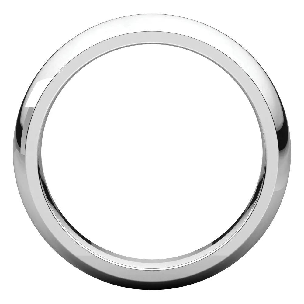 Platinum 5mm Comfort Fit Band, Size 9