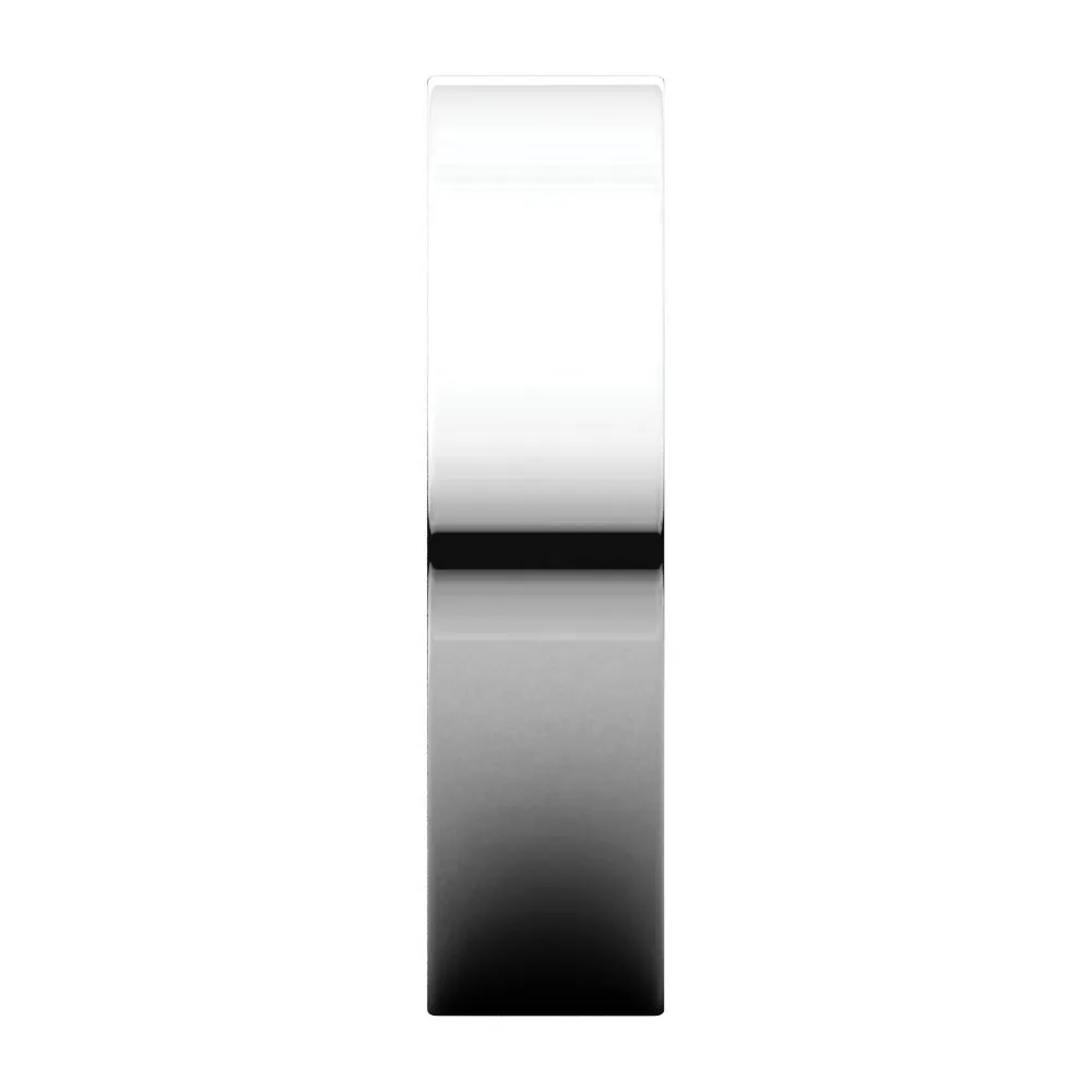 Platinum 5mm Flat Band, Size 11