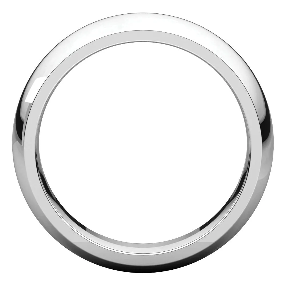 Platinum 6mm Comfort Fit Band, Size 9