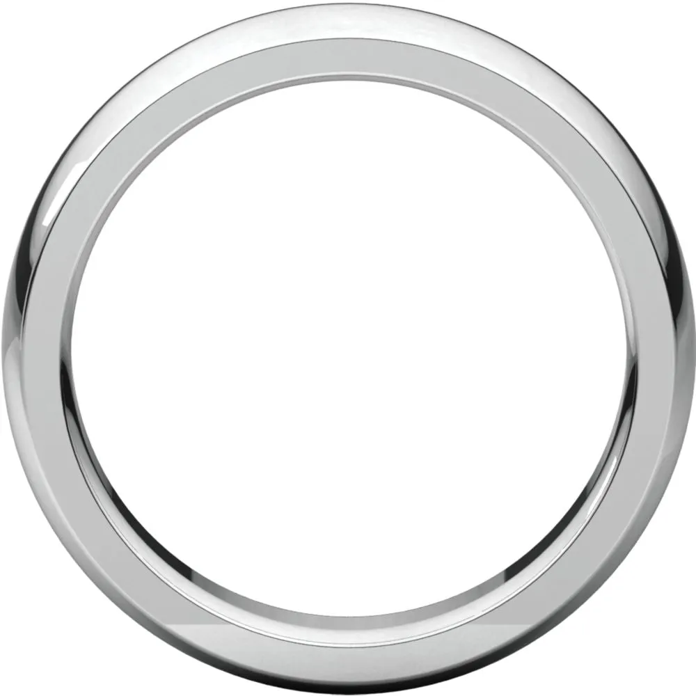 Platinum 6mm Heavy Comfort Fit Band, Size 10.5
