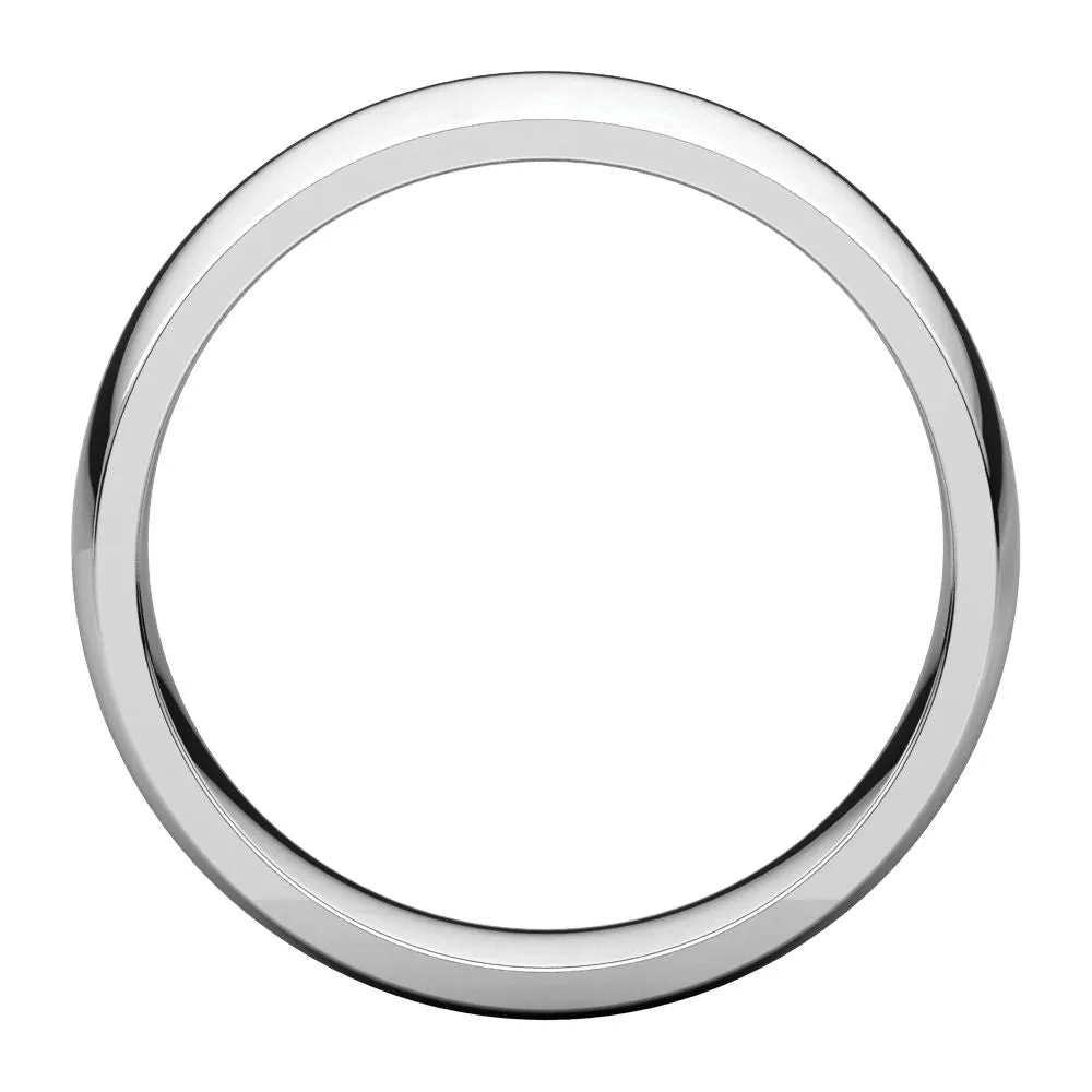 Platinum 6mm Light Comfort Fit Band, Size 7