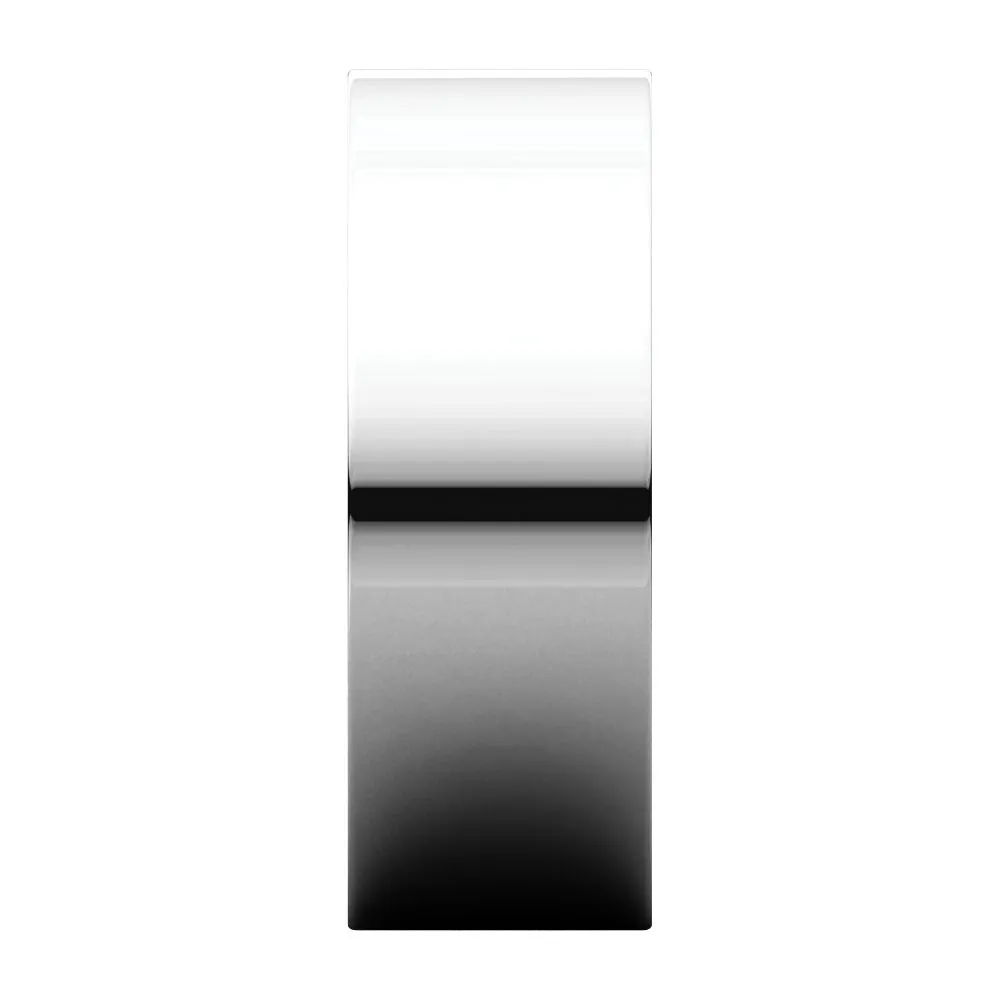 Platinum 7mm Flat Band, Size 10.5