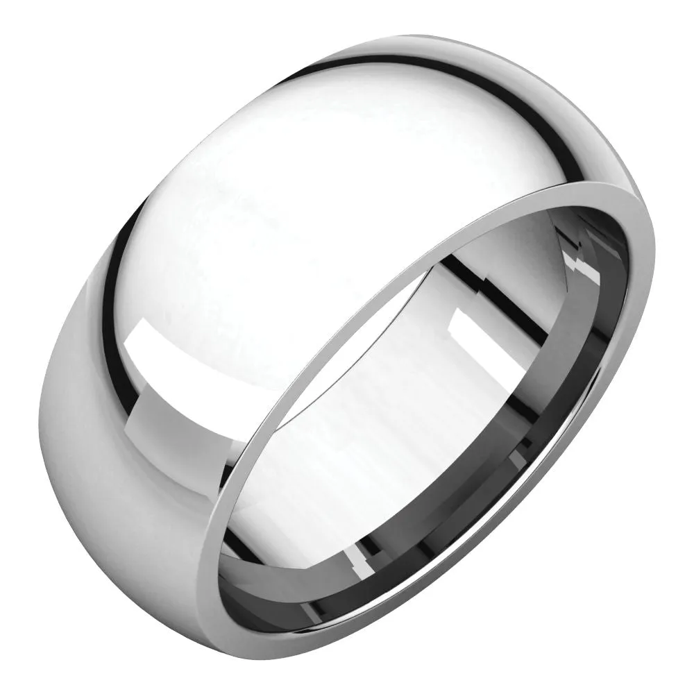 Platinum 8mm Comfort Fit Band, Size 11