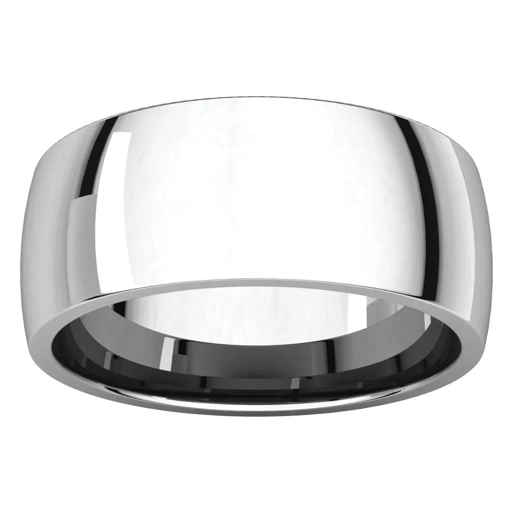 Platinum 8mm Light Comfort Fit Band, Size 5.5