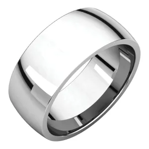 Platinum 8mm Light Comfort Fit Band, Size 5.5