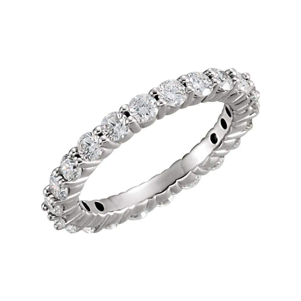 Platinum Eternity Band, Size 7