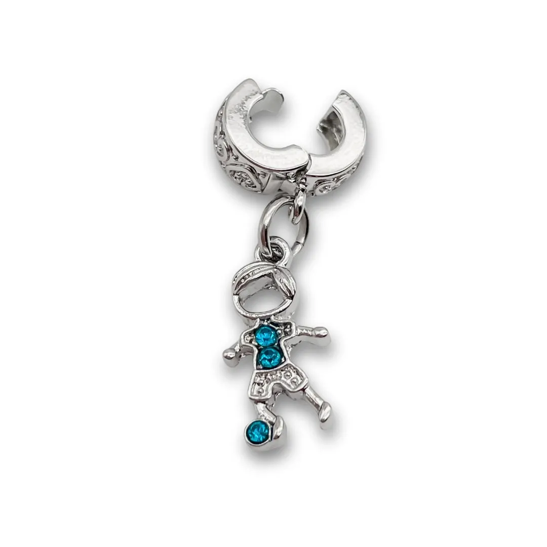 "Boy" Clip-on Charm