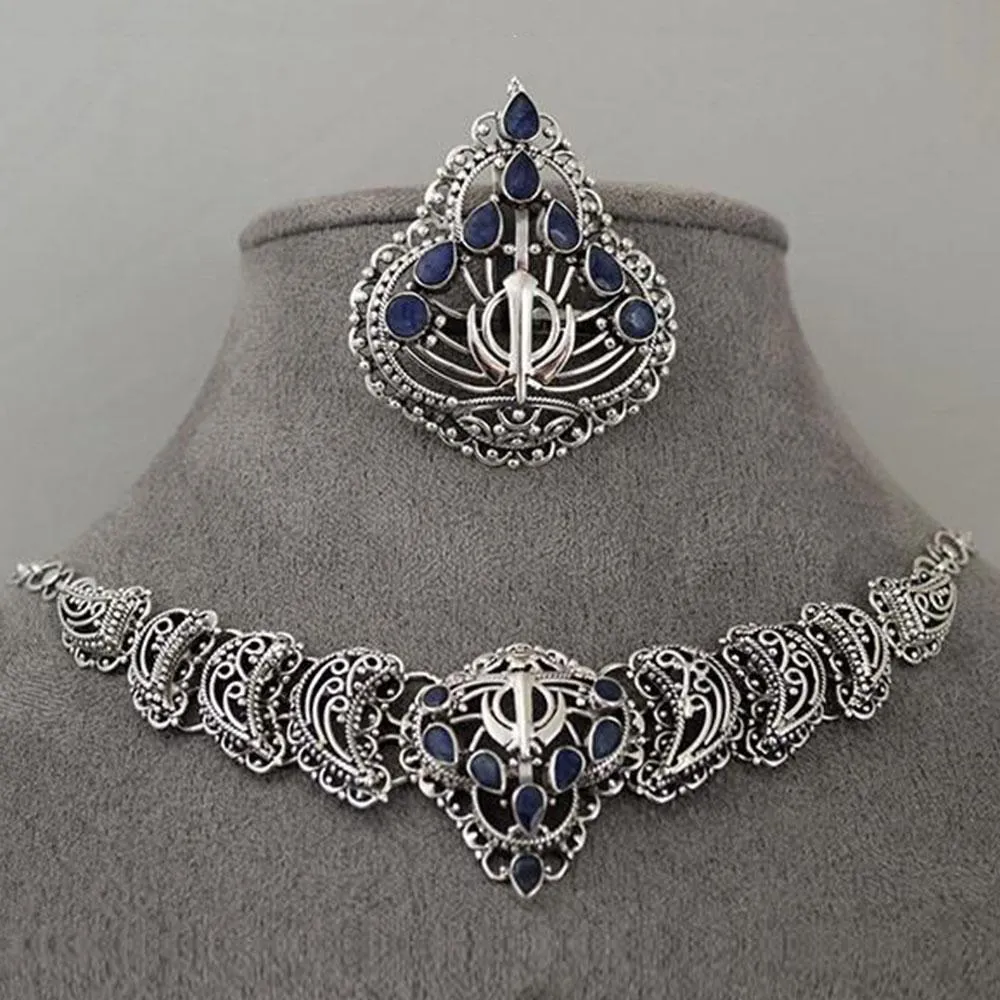 "Kalghi" Gemstone Khanda / Adi Shakti Ensemble