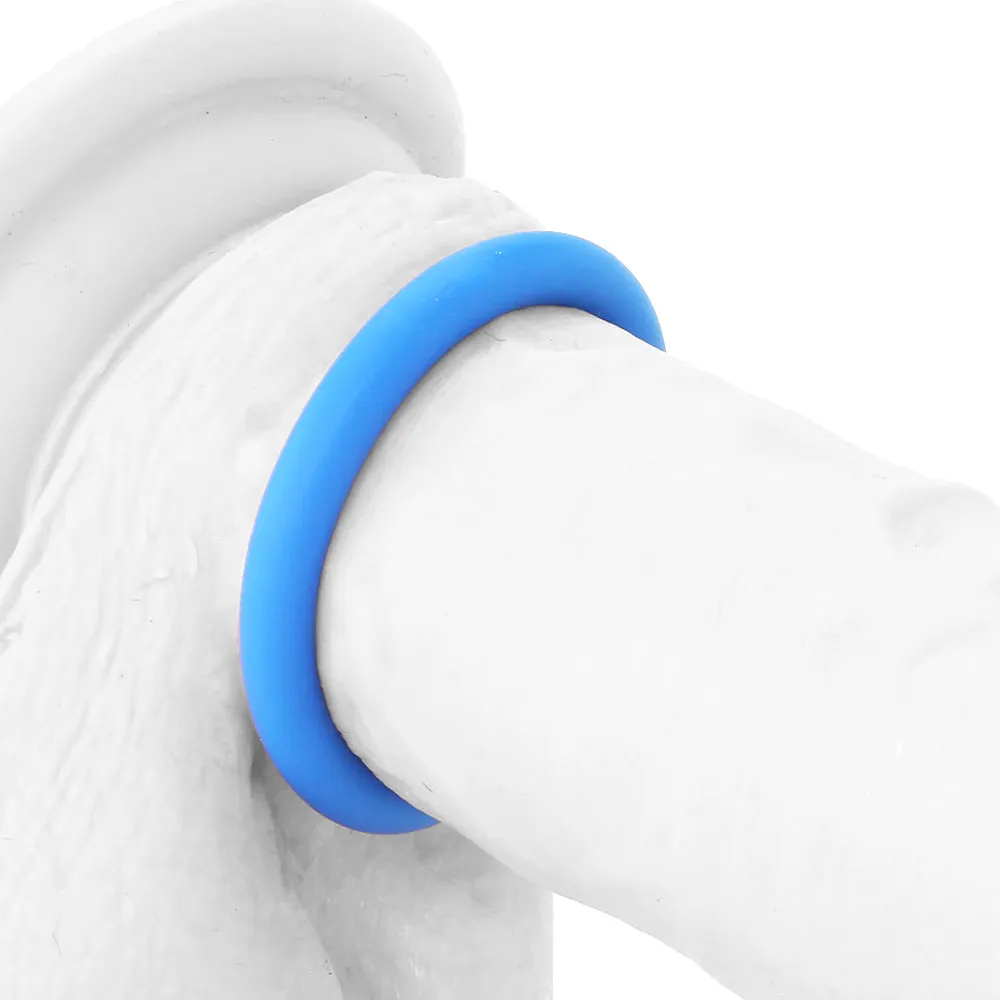 Ram Silicone Cock Rings #1 in Blue