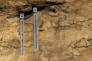 Rectangle Drop Earrings