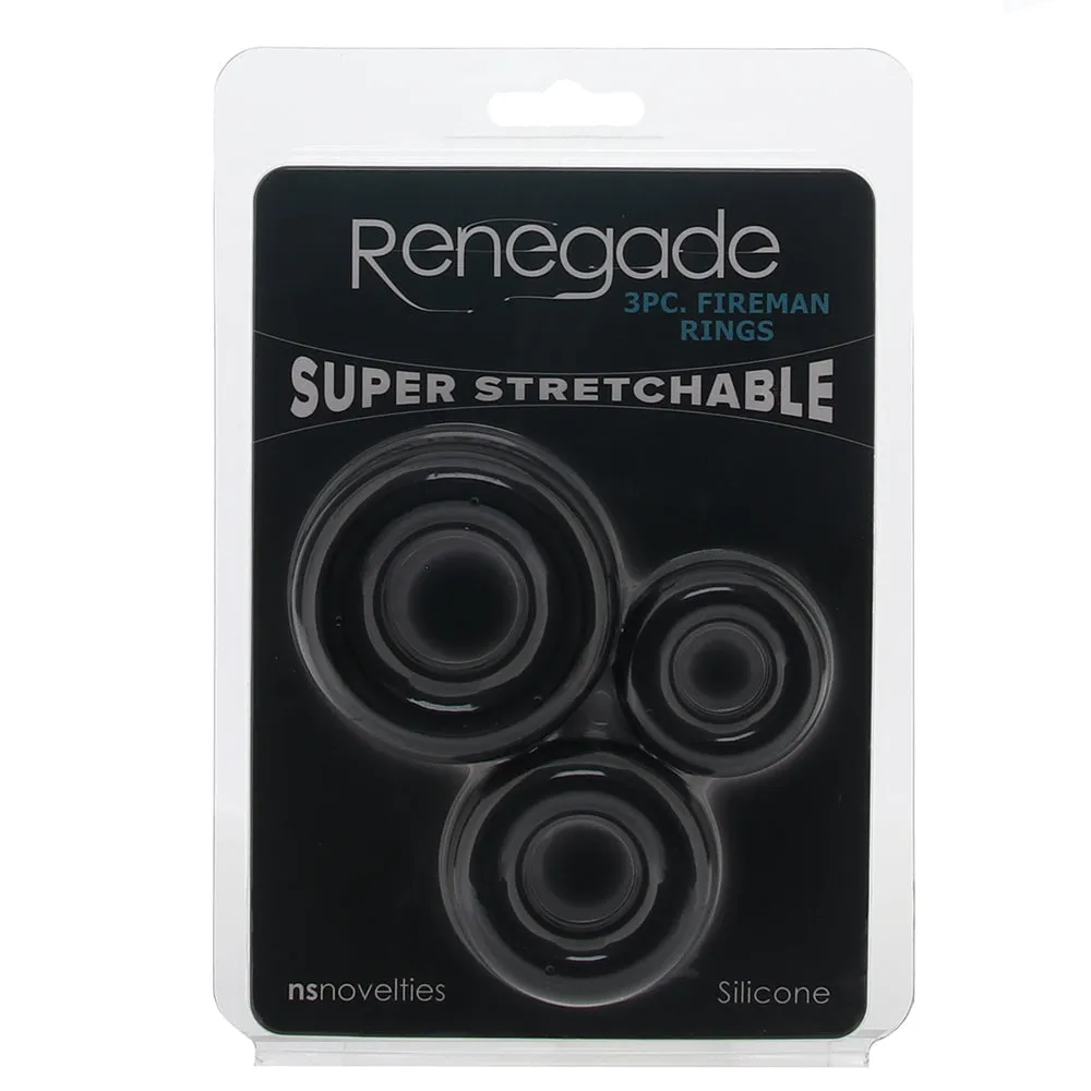 Renegade Super Stretchable Fireman Ring Set