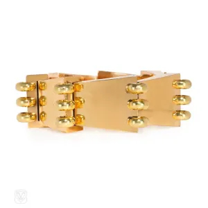 Retro ringed segment bracelet