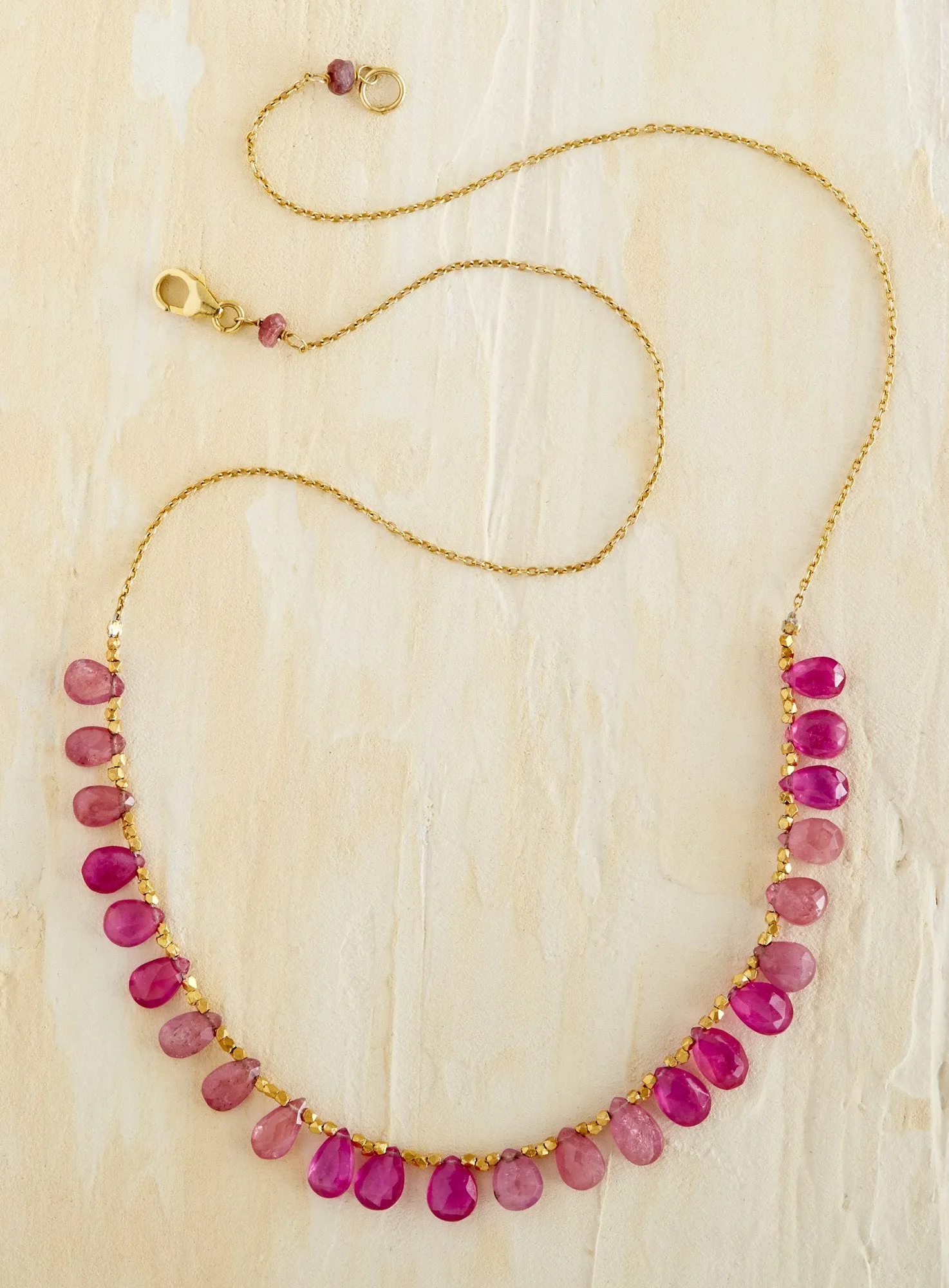 Rosé Ruby Necklace