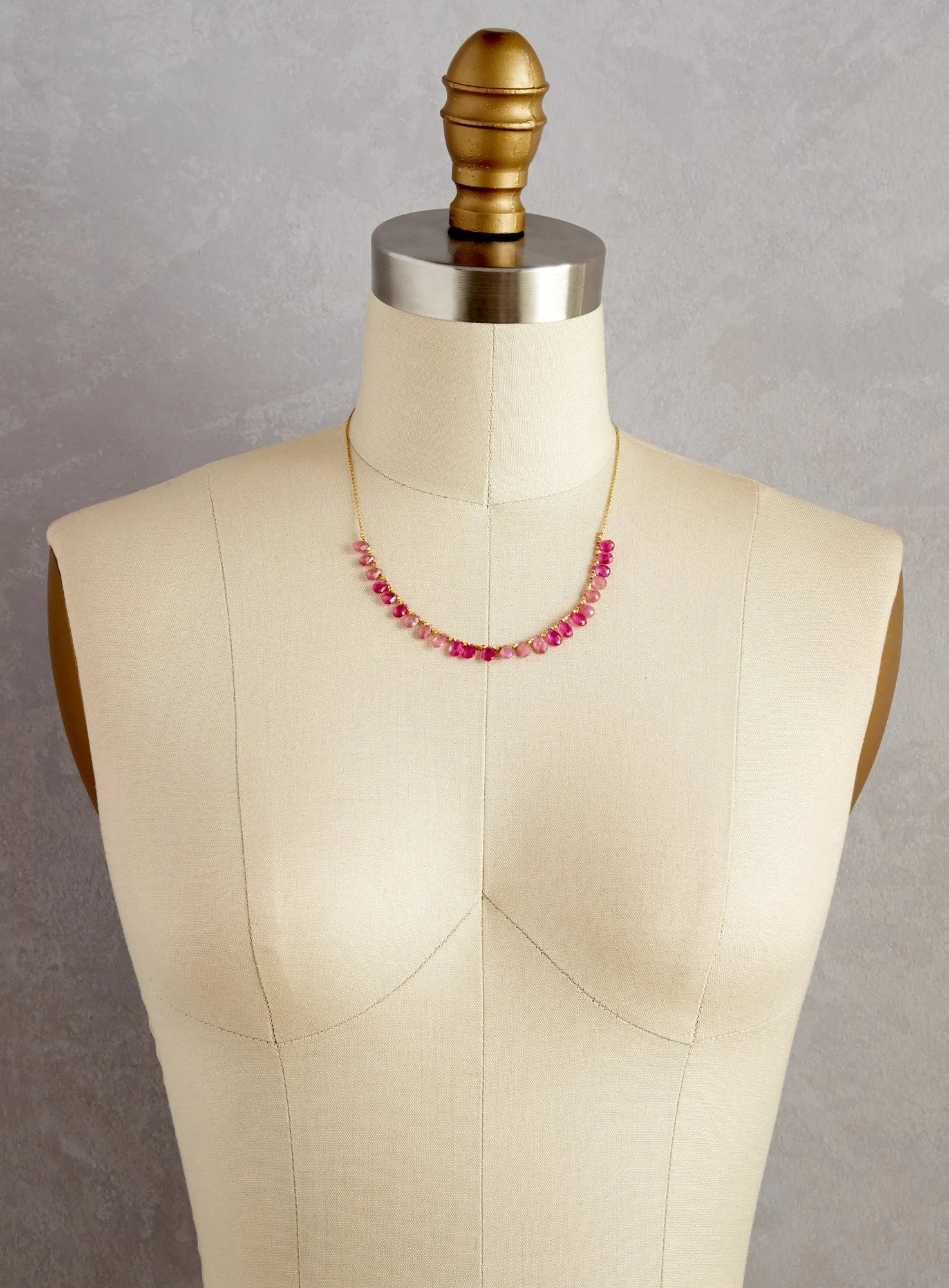 Rosé Ruby Necklace