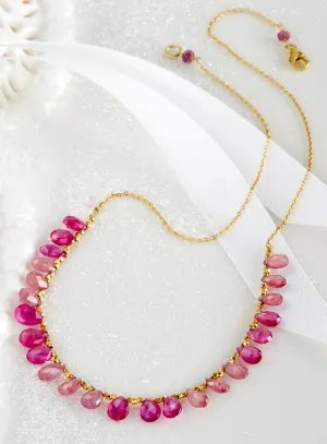 Rosé Ruby Necklace