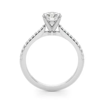 Round Engagement Ring