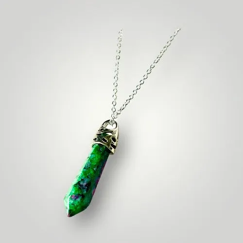 Ruby Fuchsite Necklace