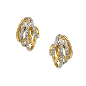 SALE Diamond Multi-Layer Earrings