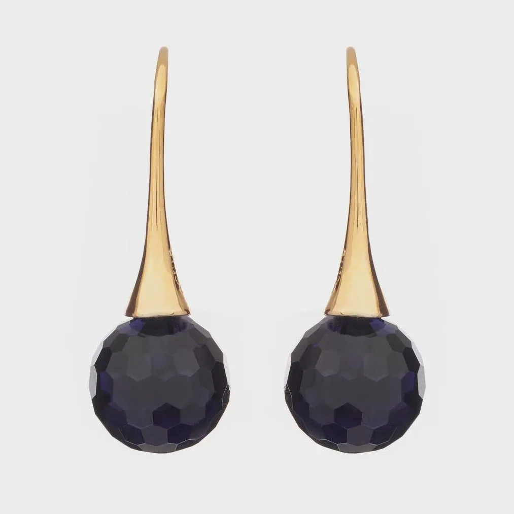 Sapphire Ball Earring