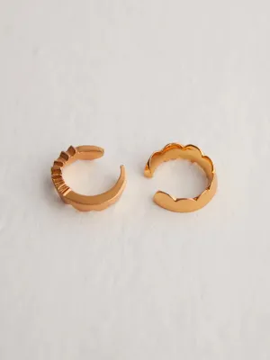 Scalloped Rings