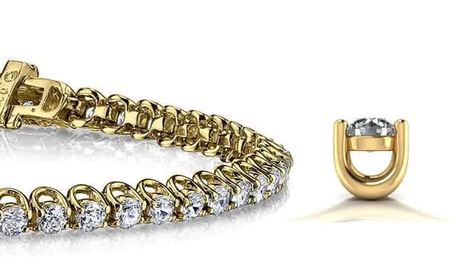 Scoop Link Lab-Grown Diamond Tennis Bracelet with 2.03 ct.(finished) 2.1mm