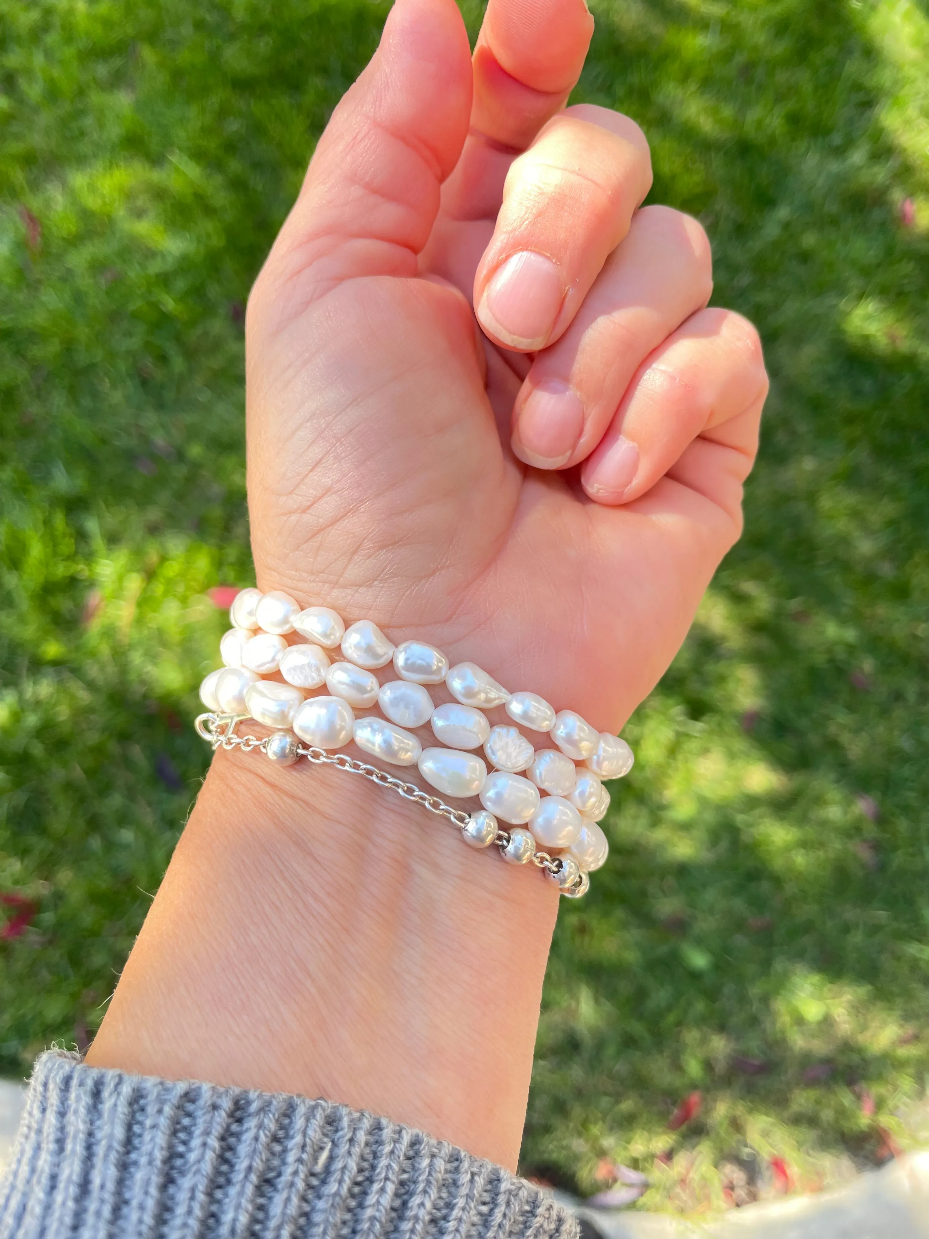 Set of 3 Freshwater Pearl Bracelets