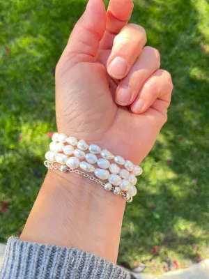 Set of 3 Freshwater Pearl Bracelets