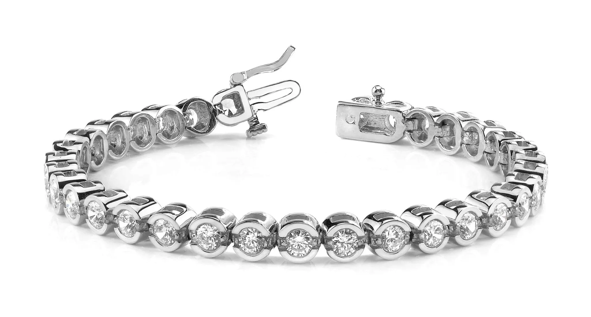 Smile Link Lab-Grown Diamond Tennis Bracelet with 6.08 ct.(finished) 3.7mm