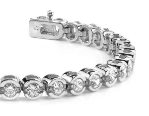 Smile Link Lab-Grown Diamond Tennis Bracelet with 6.08 ct.(finished) 3.7mm